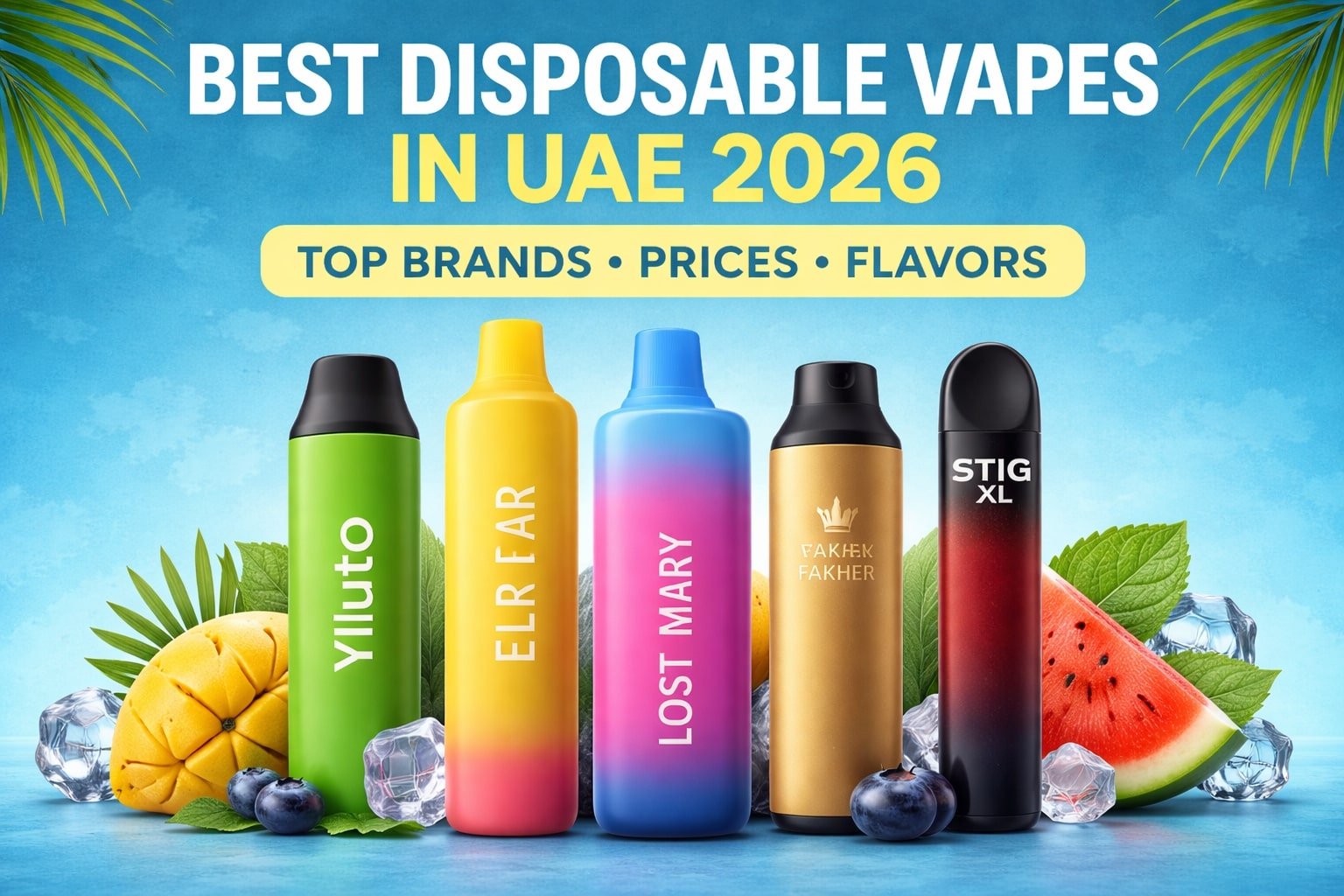 Best Disposable Vapes in UAE 2026 – Top Brands, Prices & Flavors